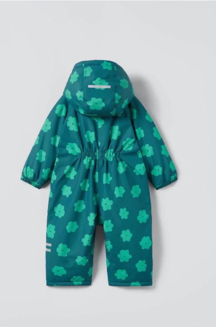 Zara 4-5 лет комбинезон зимний для девочки