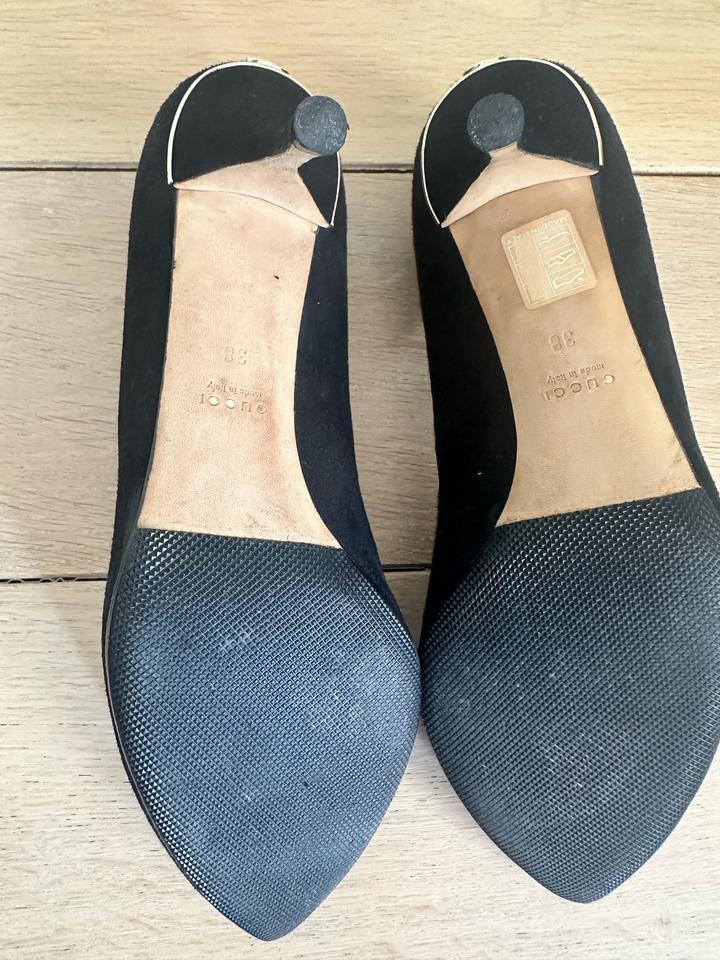 Черные туфли-лодочки Gucci