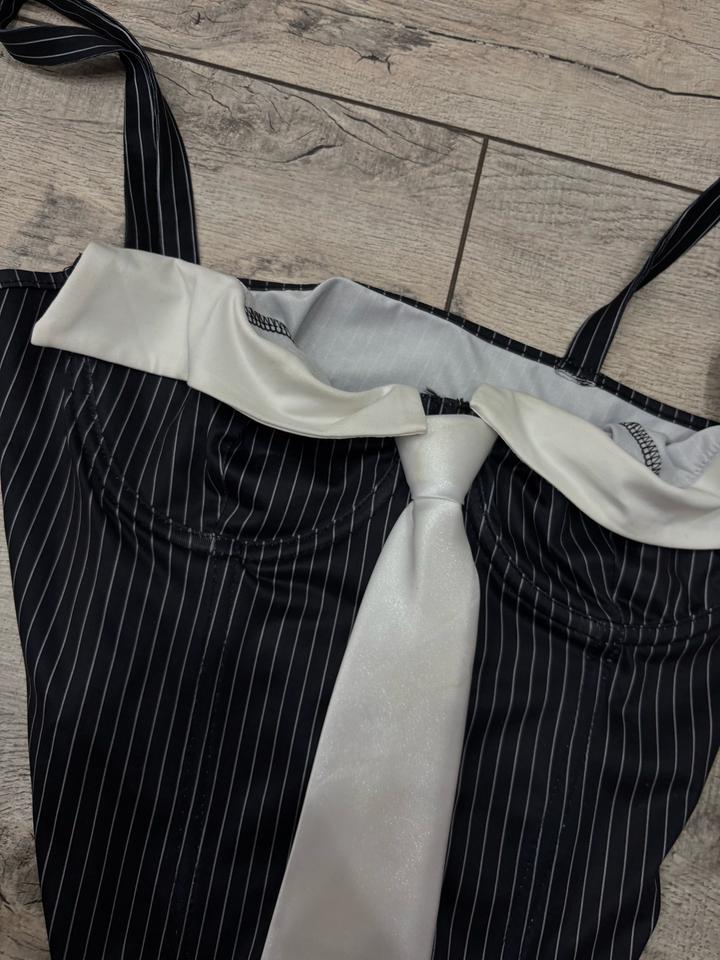 корсет в полоску