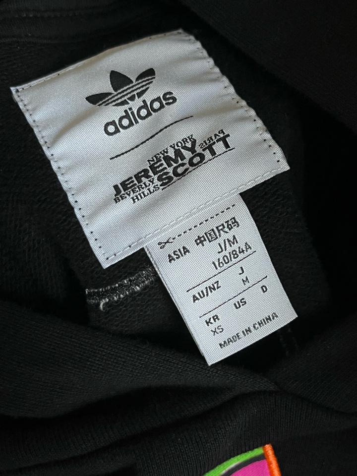 Adidas x Jeremy Scott 50% hoodie
