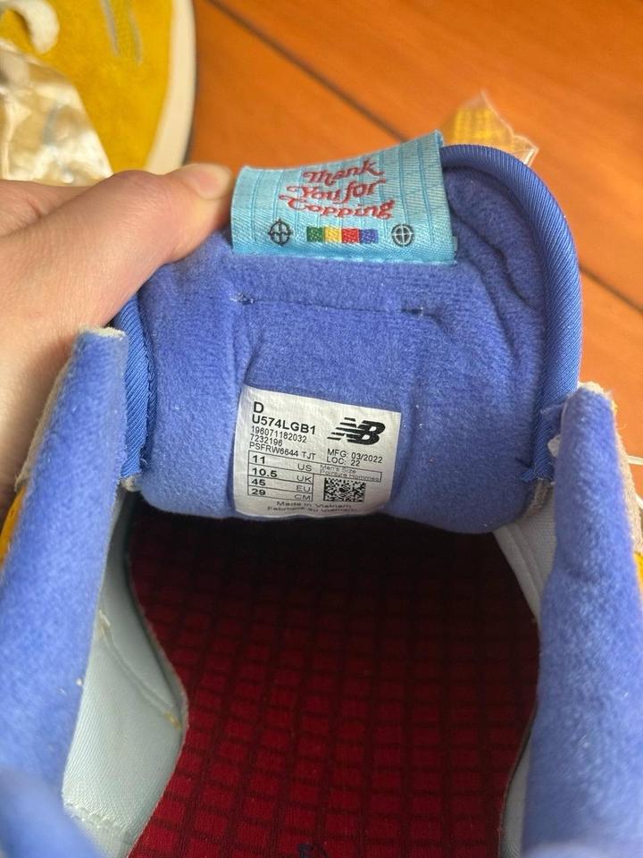 кроссовки 574 Legacy Blue из коллаборации с Bodega!