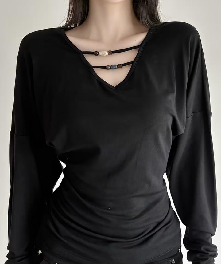 Лонгслив приталенный