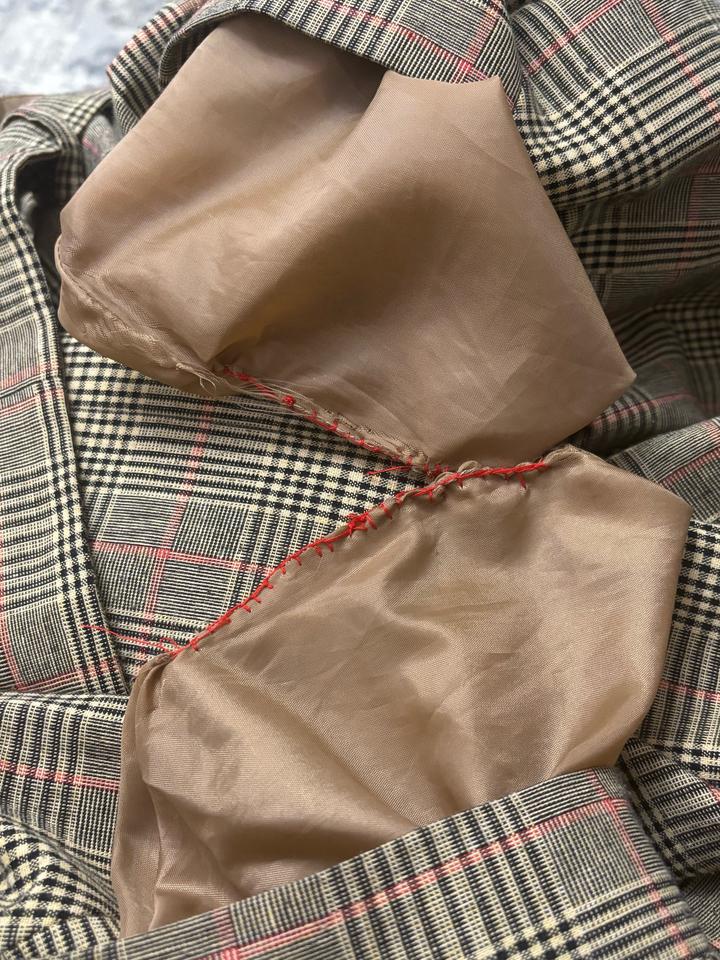 Тренч клетчатый