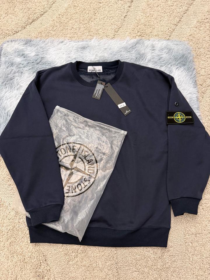 Свитшот Stone Island Crewneck / Navy Blue