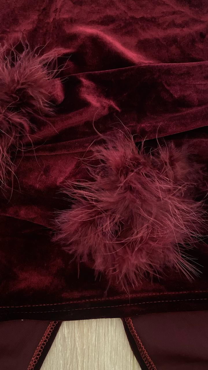 Бархатная кофта