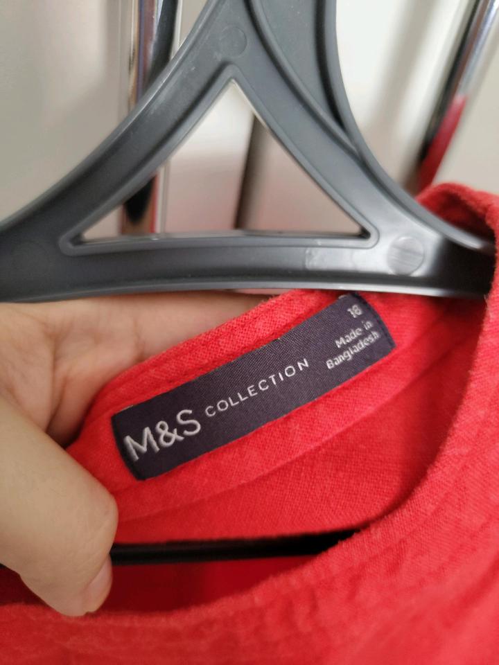 Платье лён Marks& Spencer