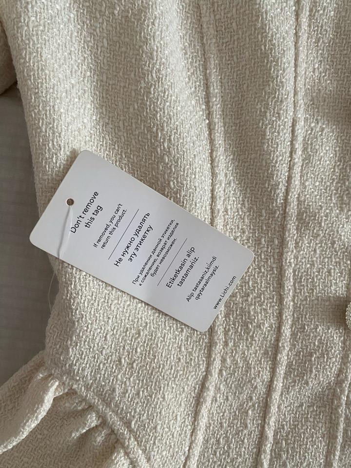 Молочное платье Lichi