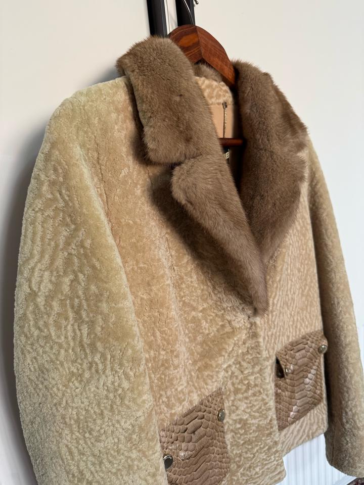 Норковая дубленка