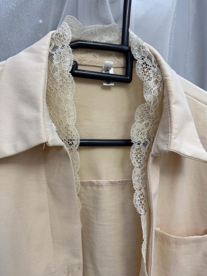 Рубашка с кружевом