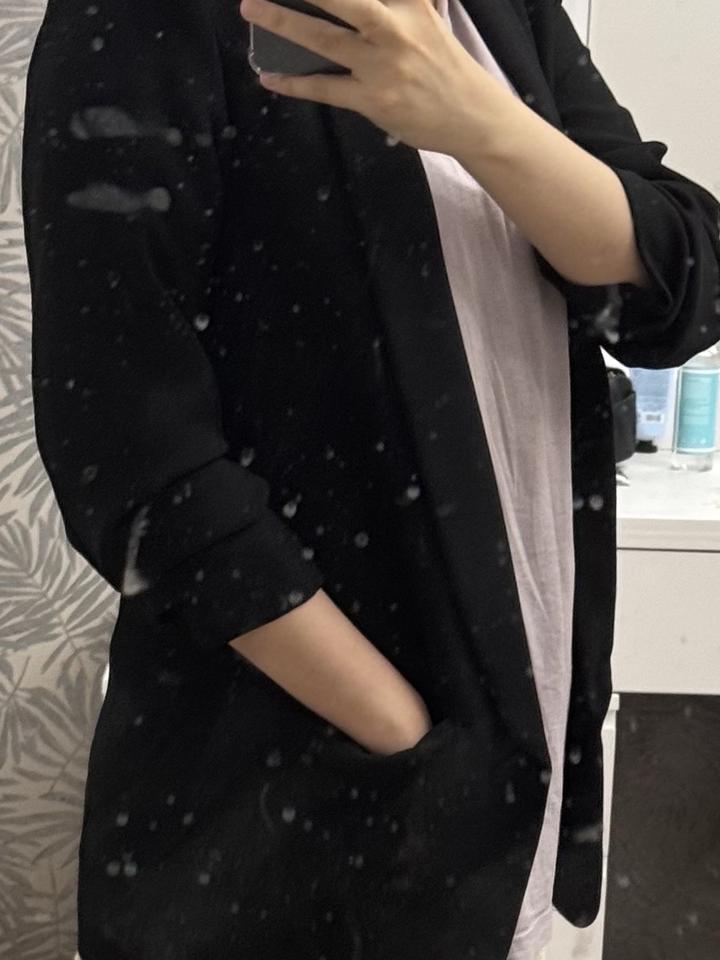 Пиджак черный сделан в Турции