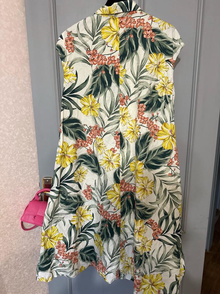 Платье-рубашка Zara из хлопка