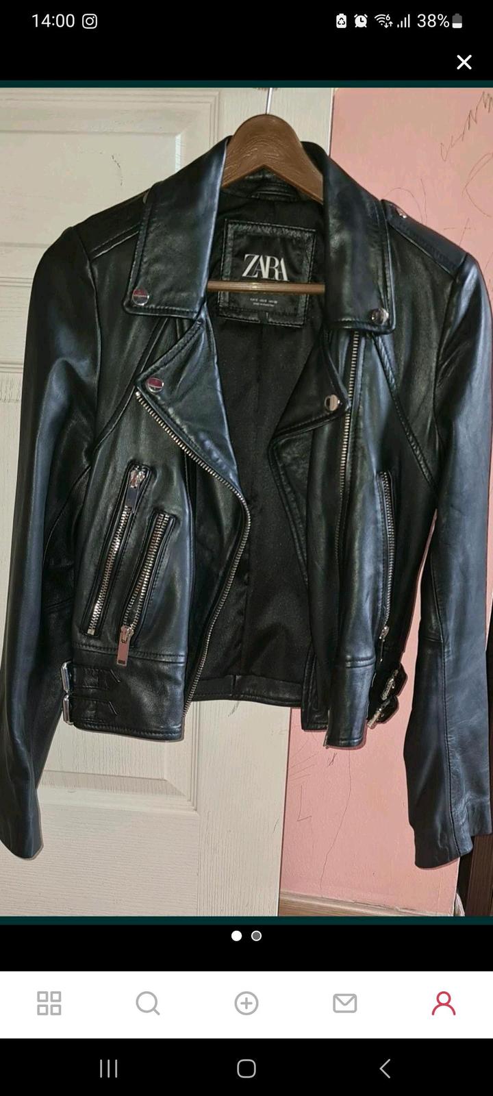 Косуха кожаная зара