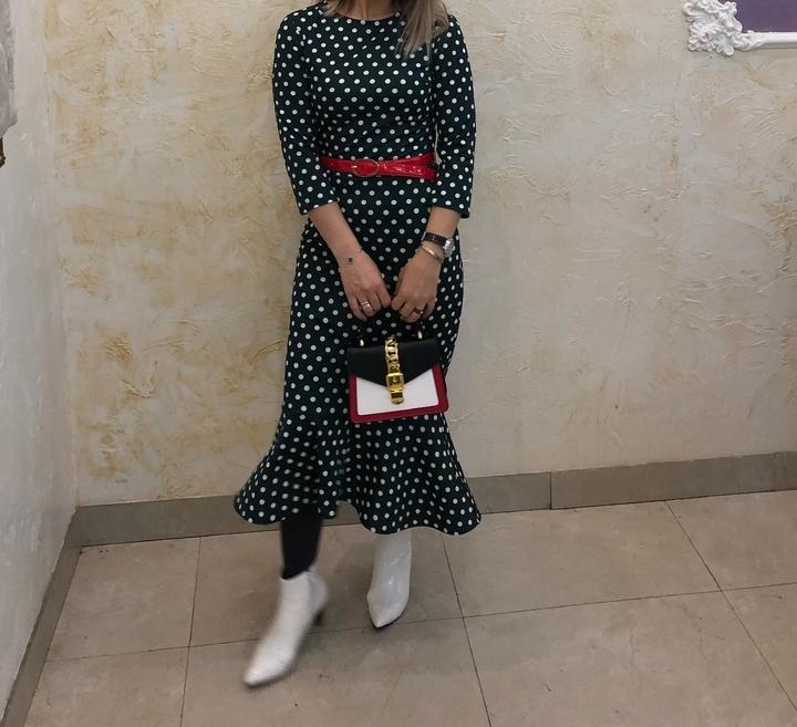 Платье в горох