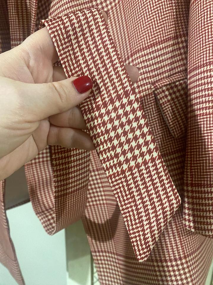 Костюм клетка брючный