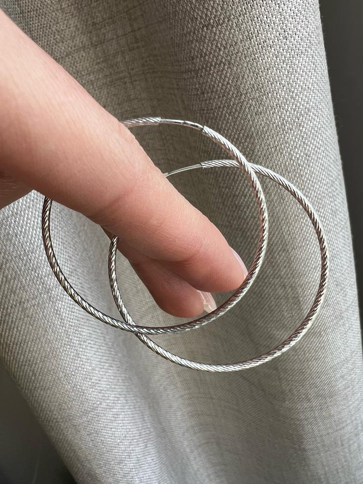 Серьги с алмазными гранями