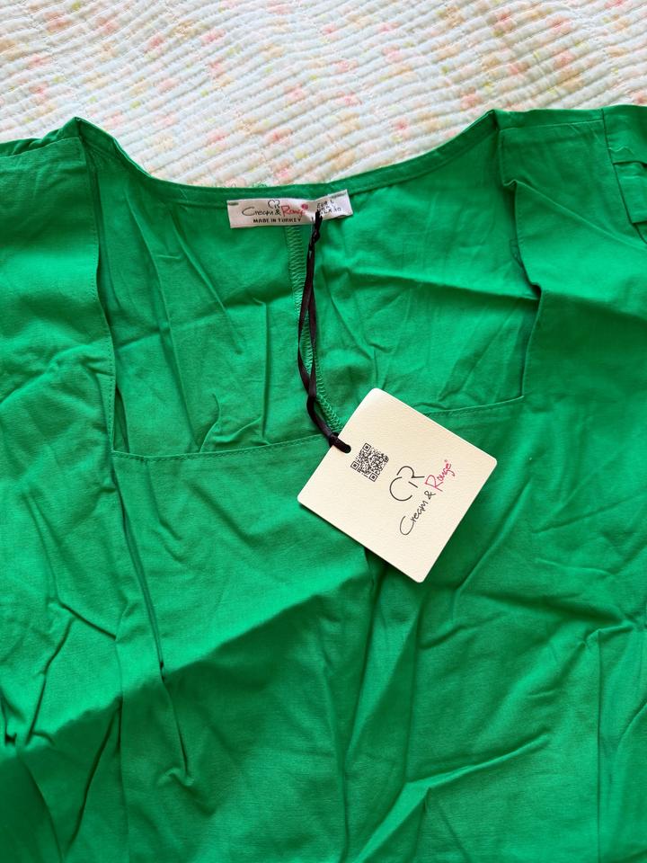 Платье зелёное