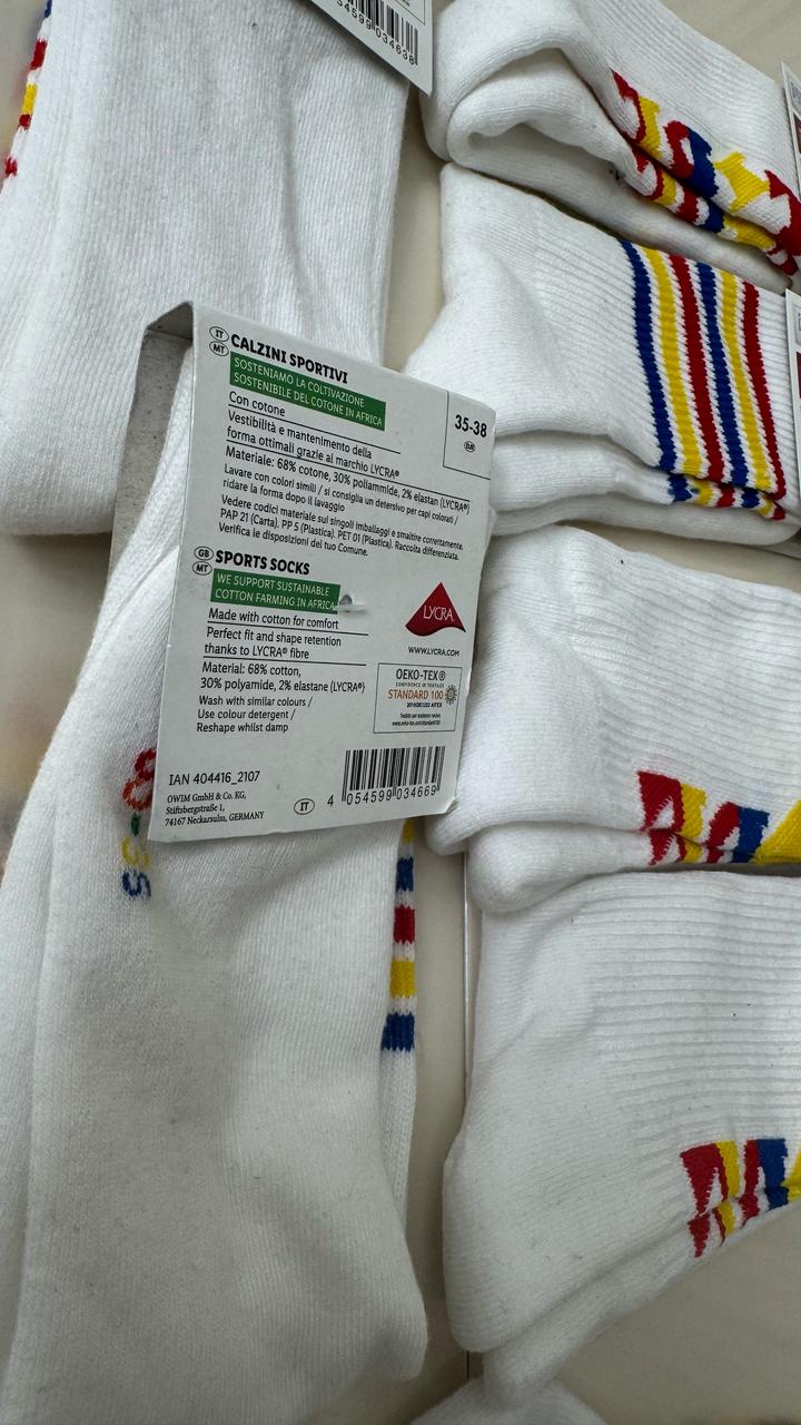 Спортивные носки . Европа