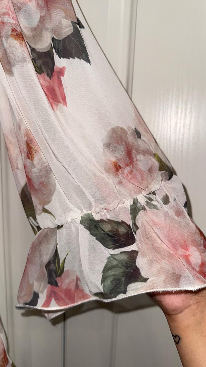 Нежное шифоновое платье с цветочным принтом 🌸
