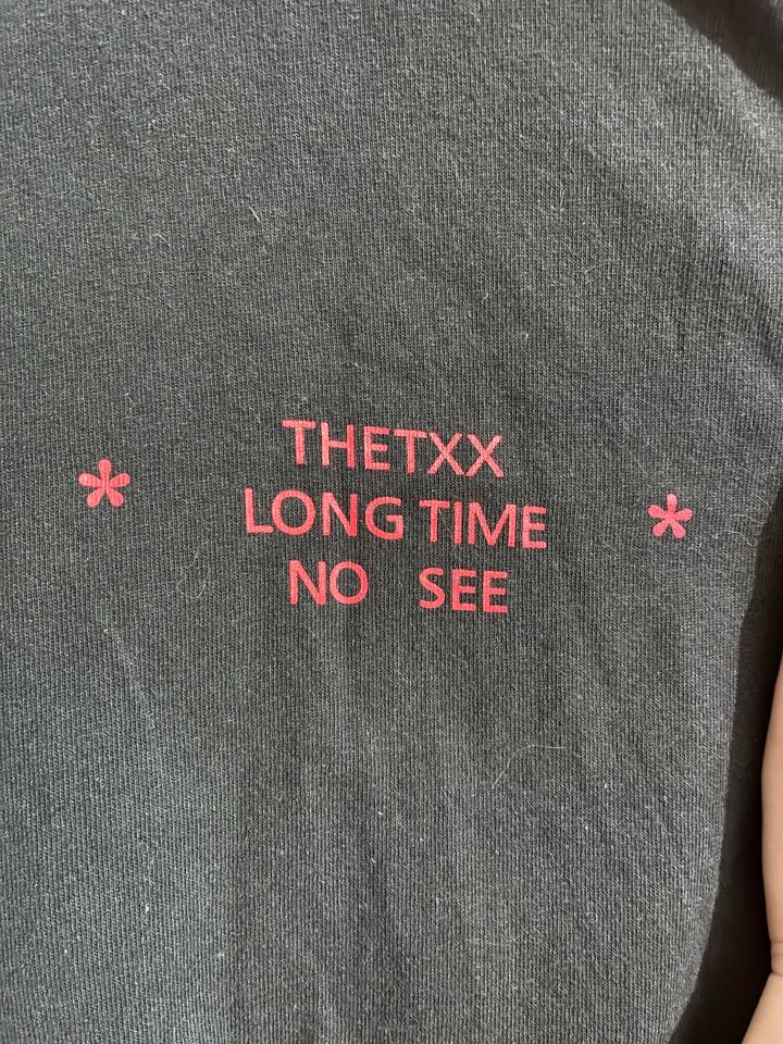 Футболка свободная с принтом на спине