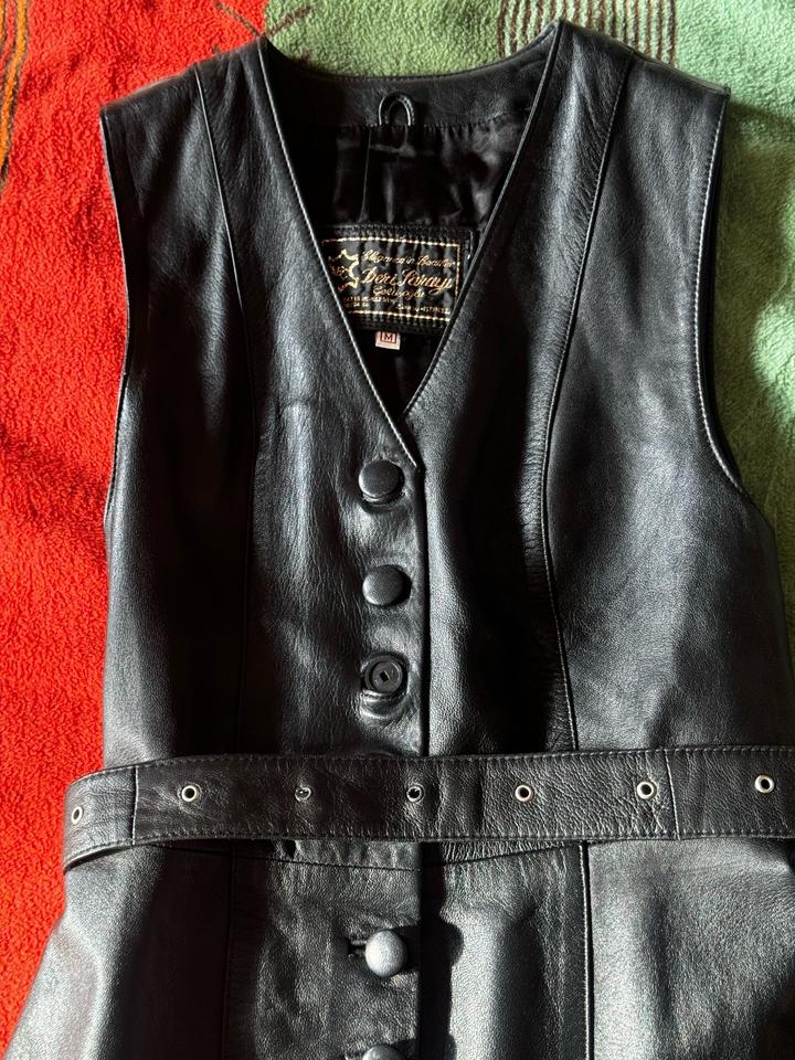 Кожаное платье