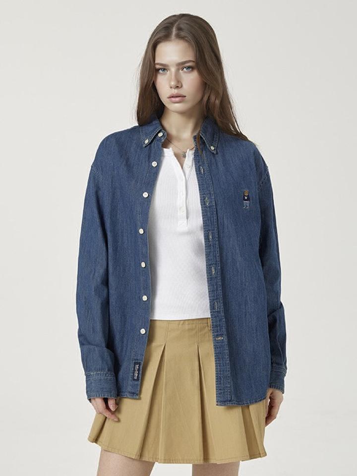 рубашка из денима