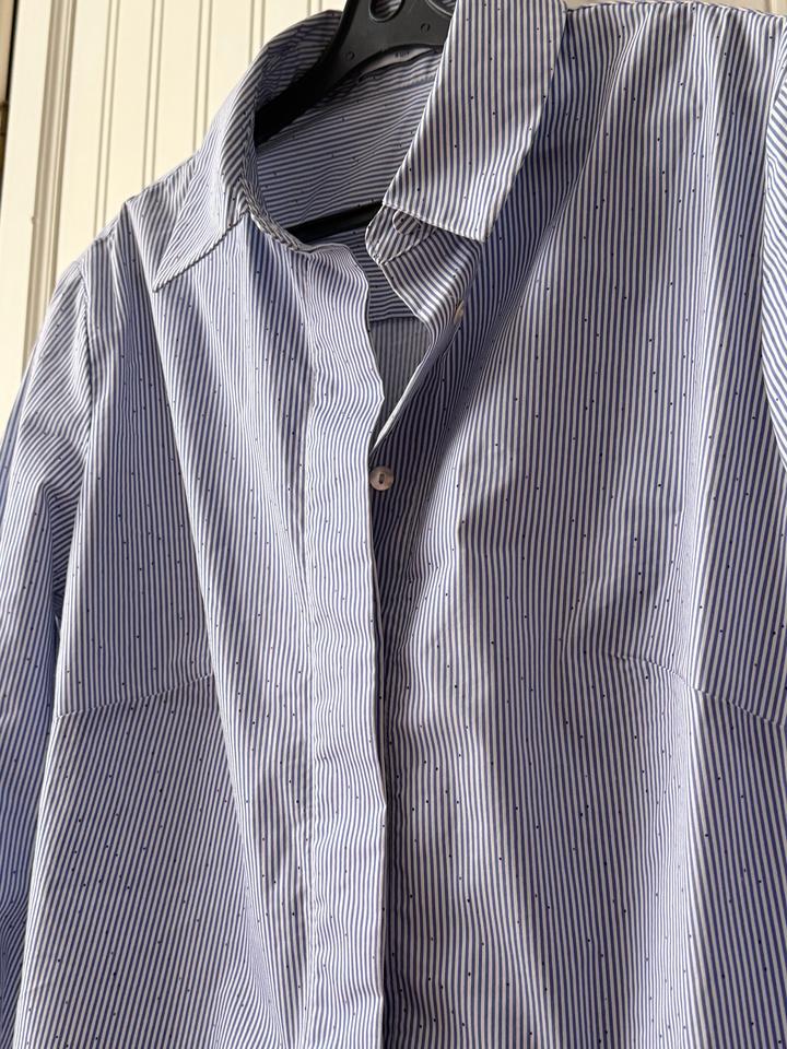 Рубашка в полоску MANGO