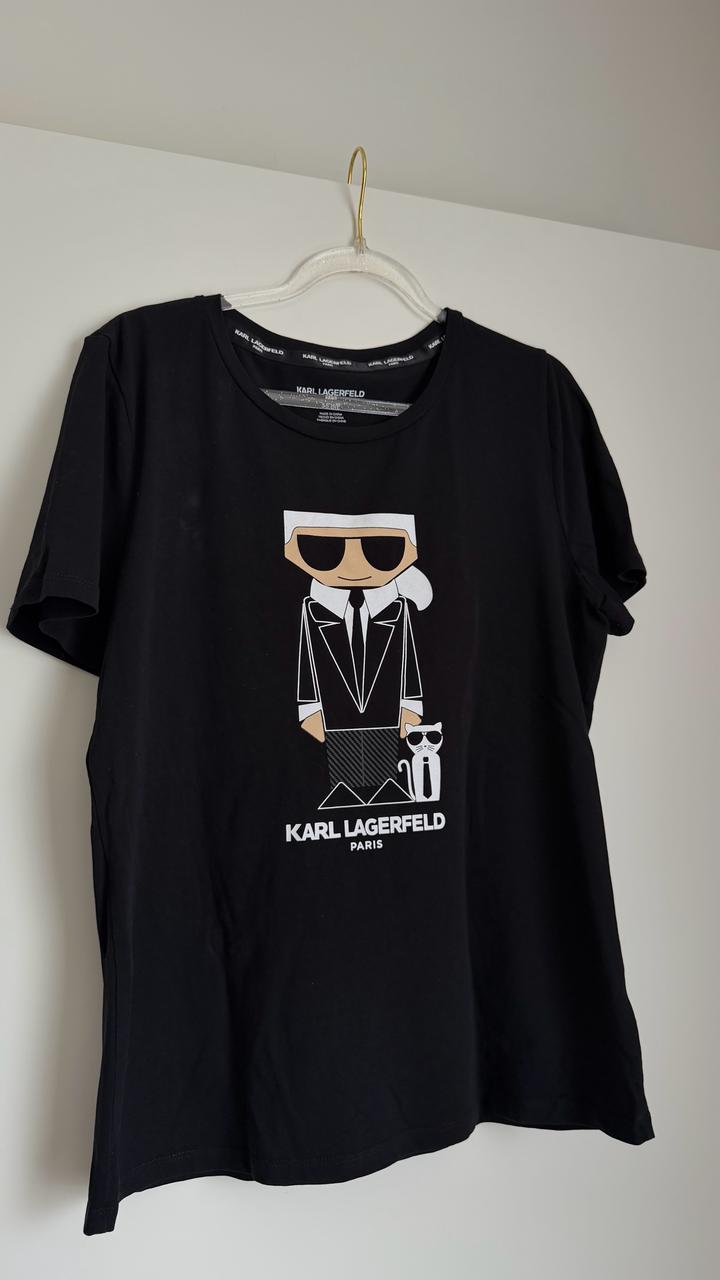 Черная футболка Karl Lagerfeld