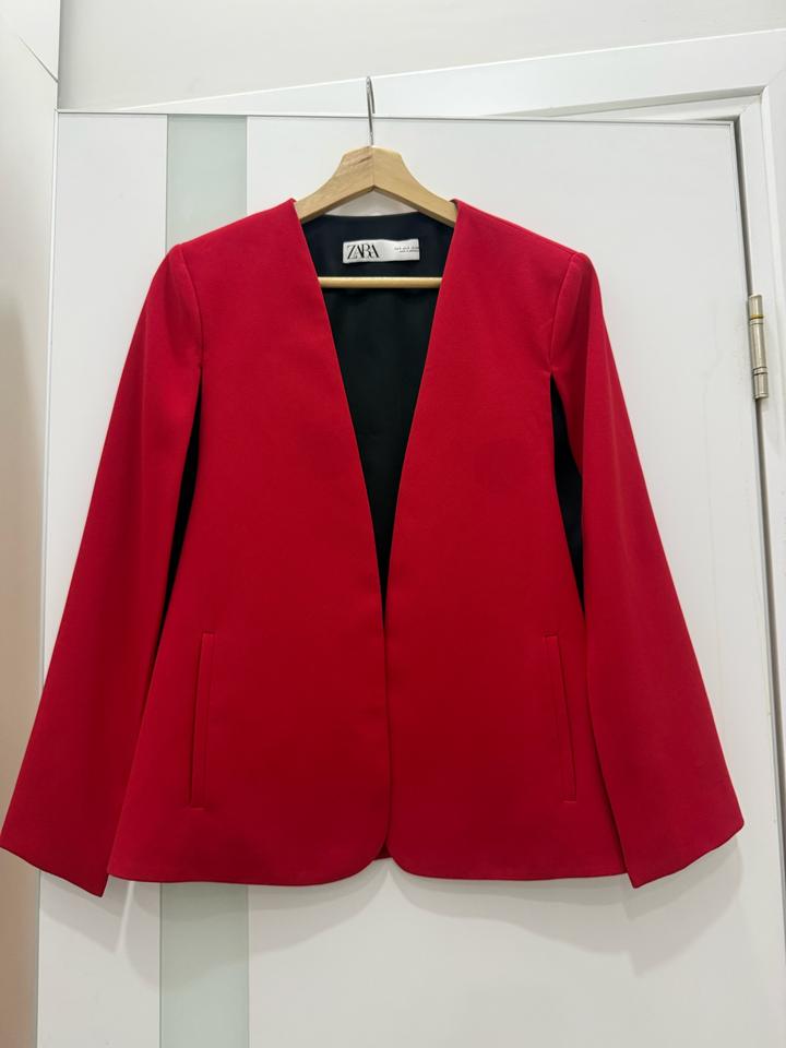 Красный Пиджак Zara