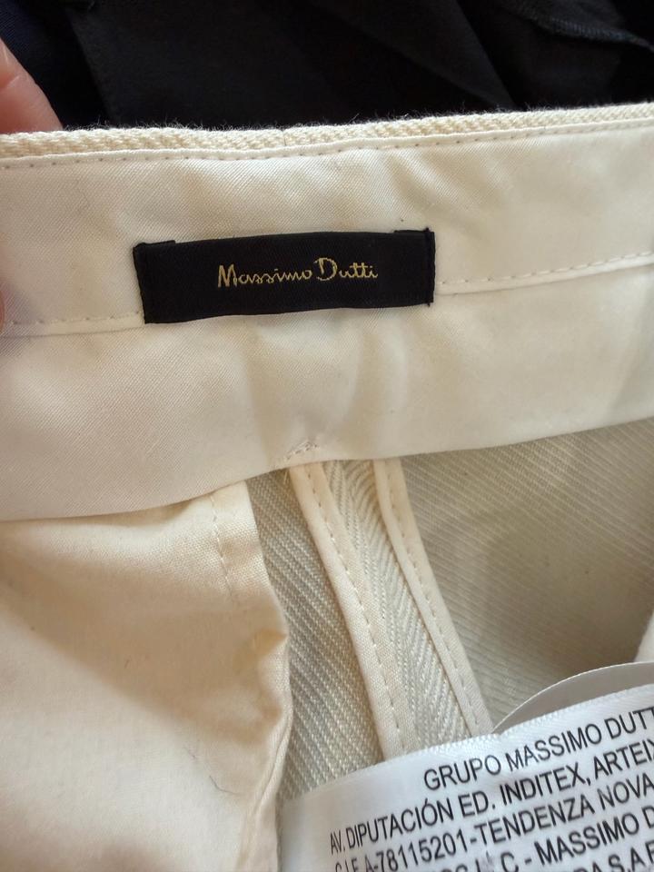 Брюки белые Massimo Dutti