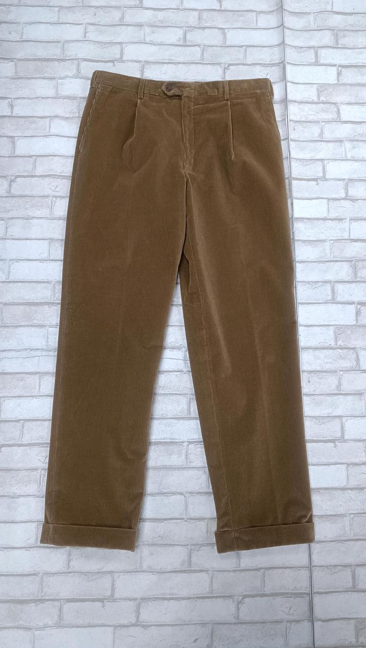Мужские вельветовые коричневые брюки