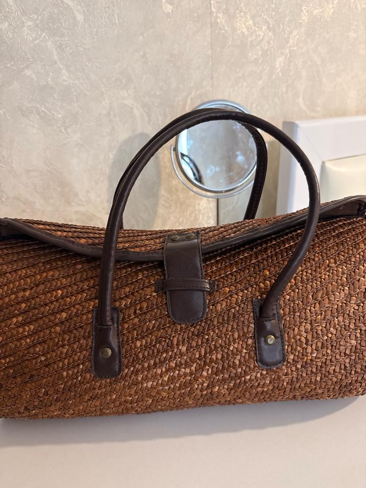 Плетеная сумка в стиле boho