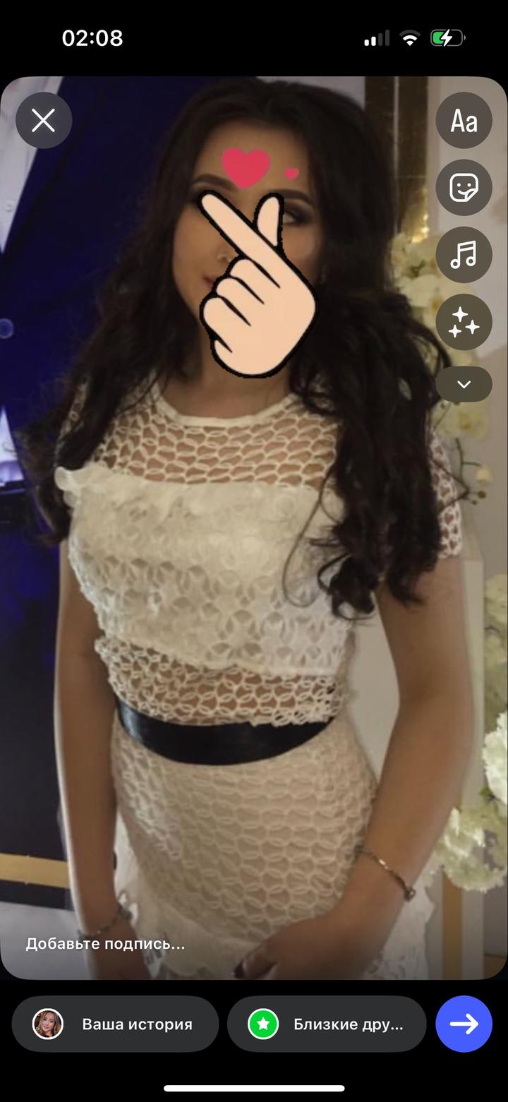 Платье в пол белое кружевное