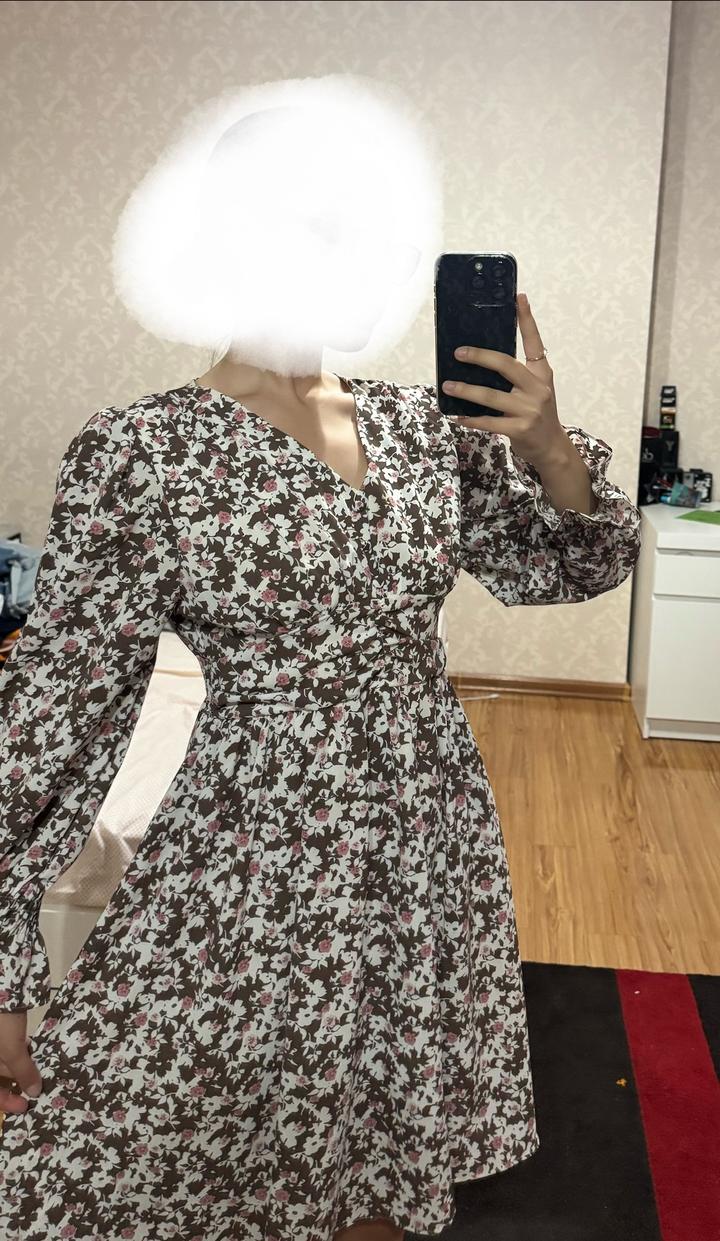 Летнее цветочное платье