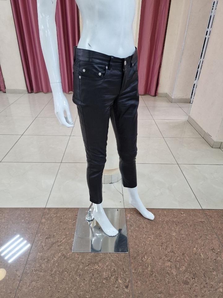 Кожаные штаны Saint Laurent