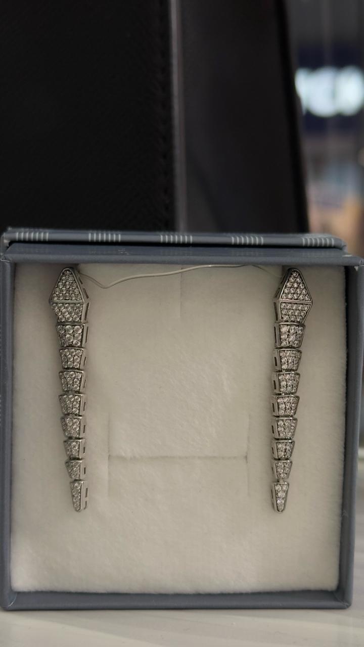 Серьги серебряные