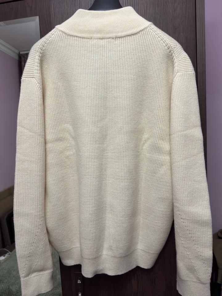Вязаный кардиган на замке, корейский бренд WITH ALL, размер L-XL