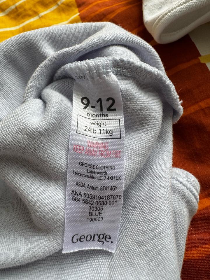 Набор боди George 9–12 мес (до 11 кг)