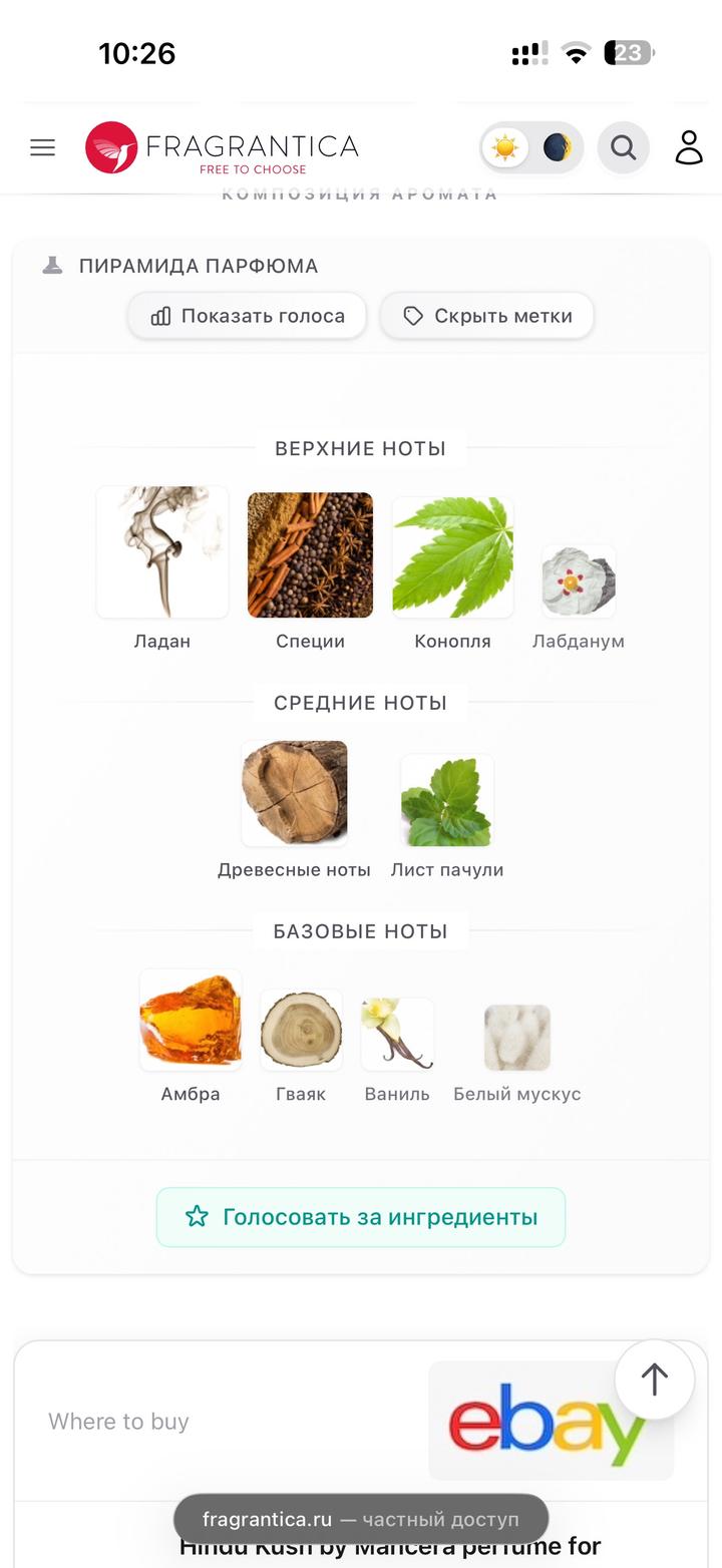 Mancera Hindi Kush EDP 120 мл – оригинал