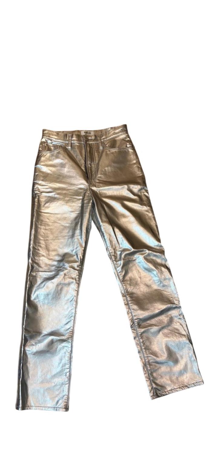 Металлические брюки