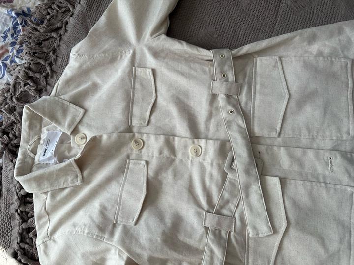 Пиджак парка из льна