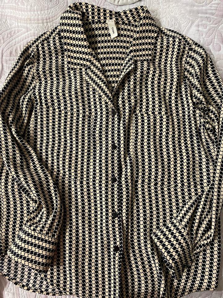 Рубашка пижамный стиль