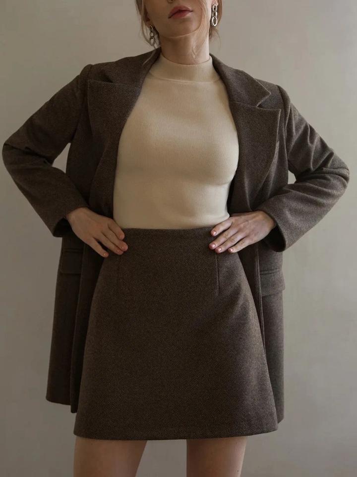 Пиджак из плотной ткани