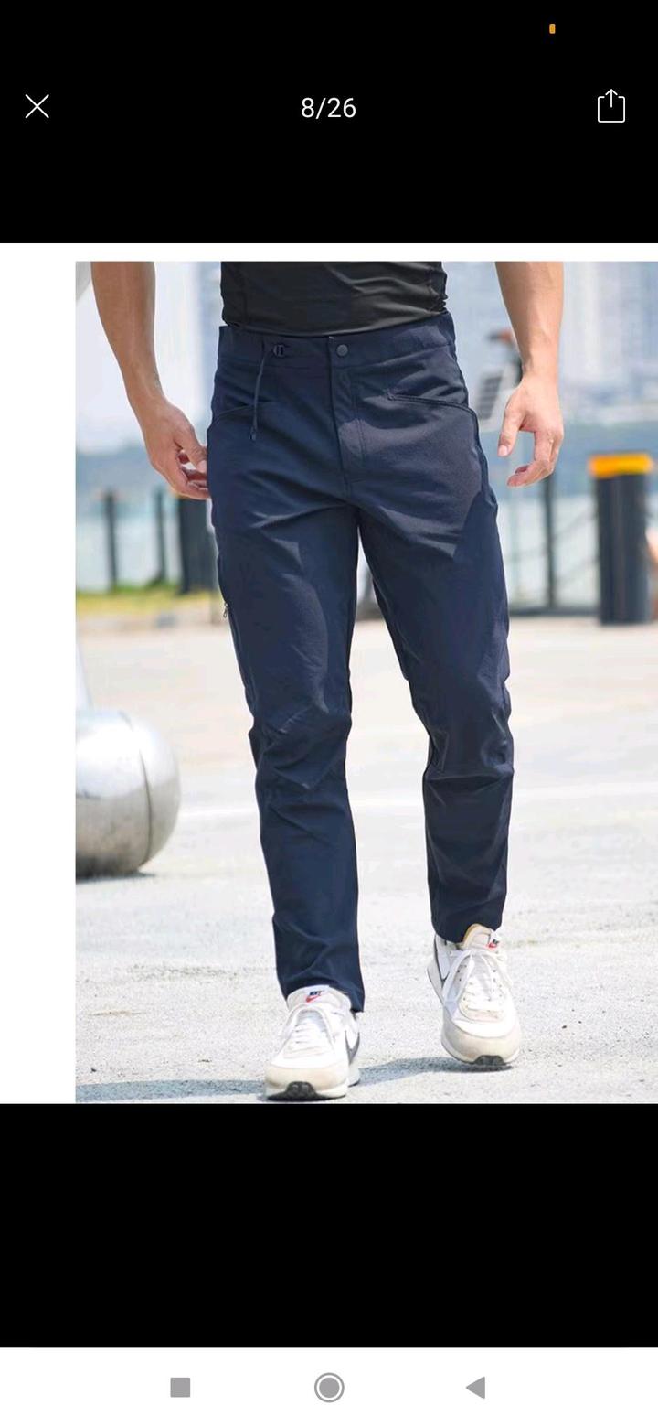 Брюки тёмно-синего цвета