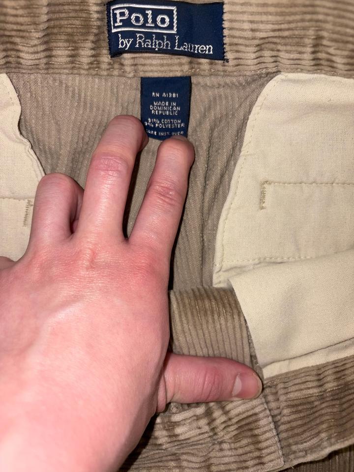 Polo by Ralph Lauren винтажный вельветовый чинос