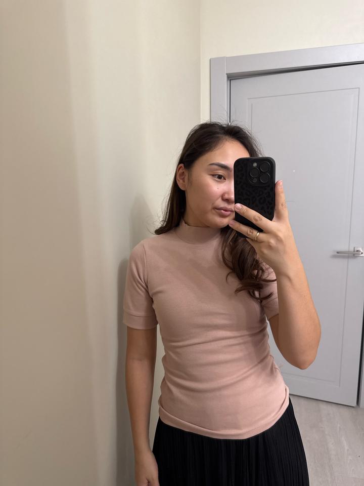 Водолазка с коротким рукавом, новая