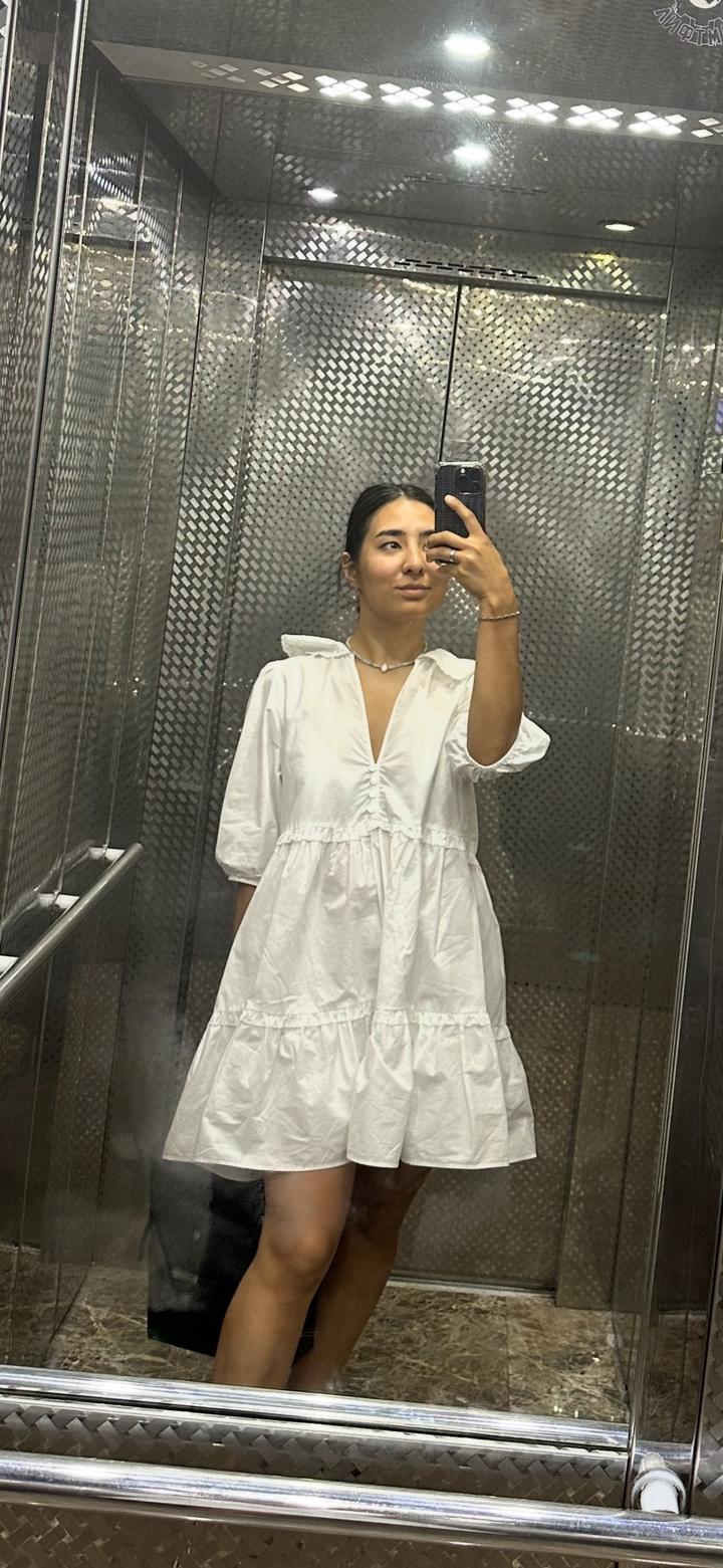 Белое платье Zara