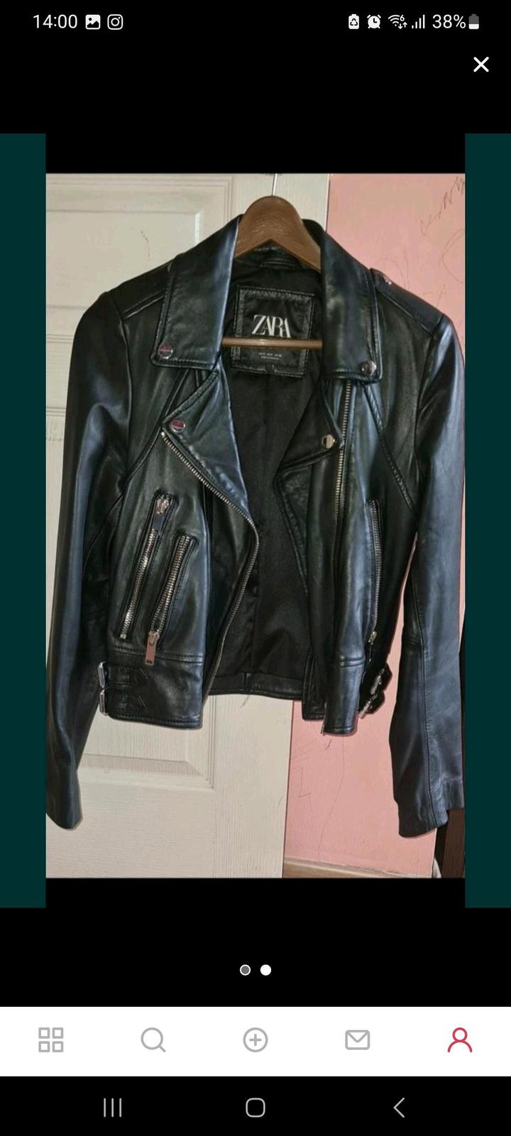 Косуха кожаная зара