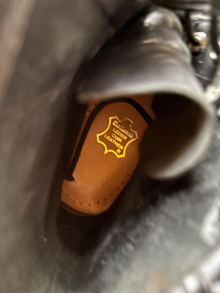 Кожаные сапоги dr. Martens