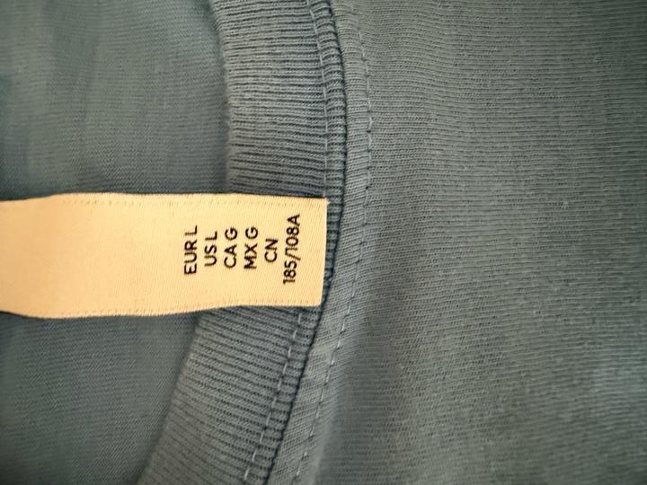 Голубая футболка H and M