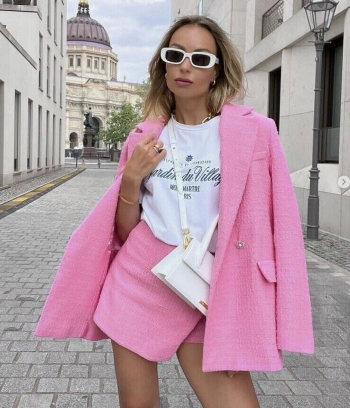 Костюм твидовый Zara